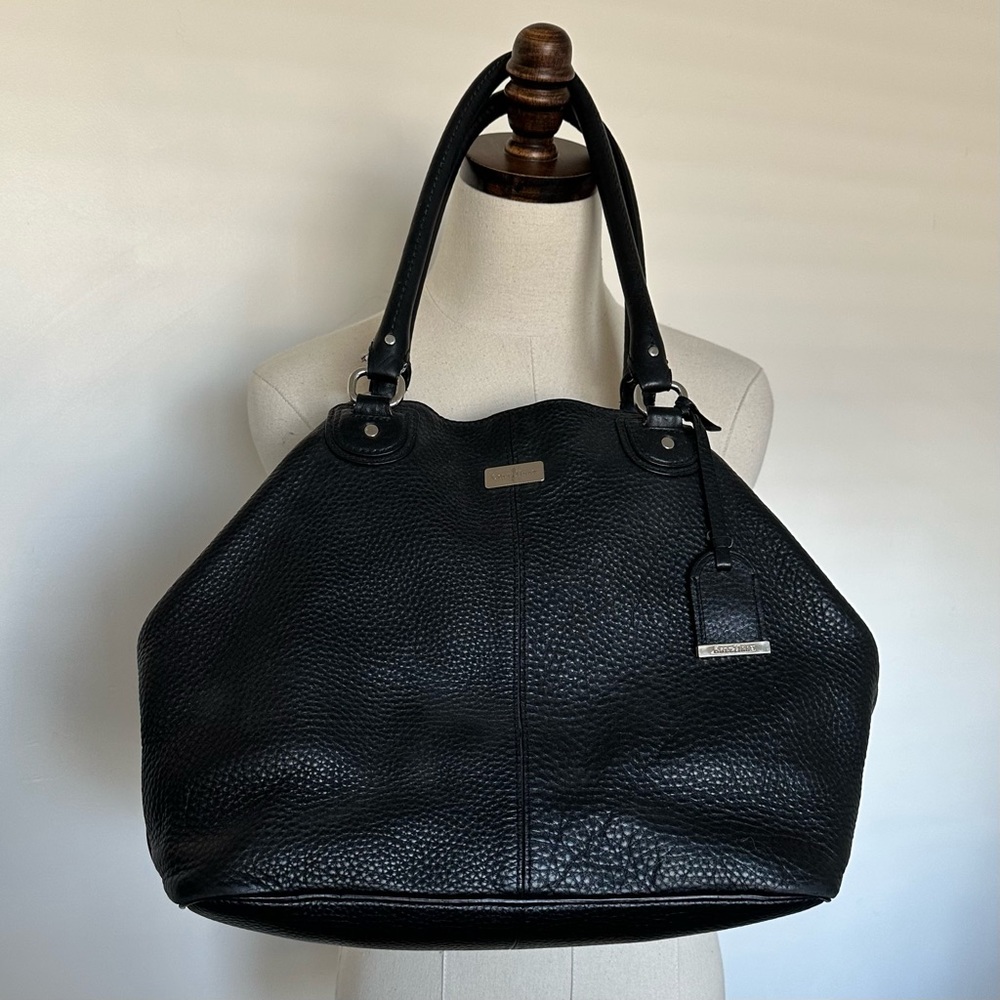 Cole Haan Black Pebbled Leather Bag